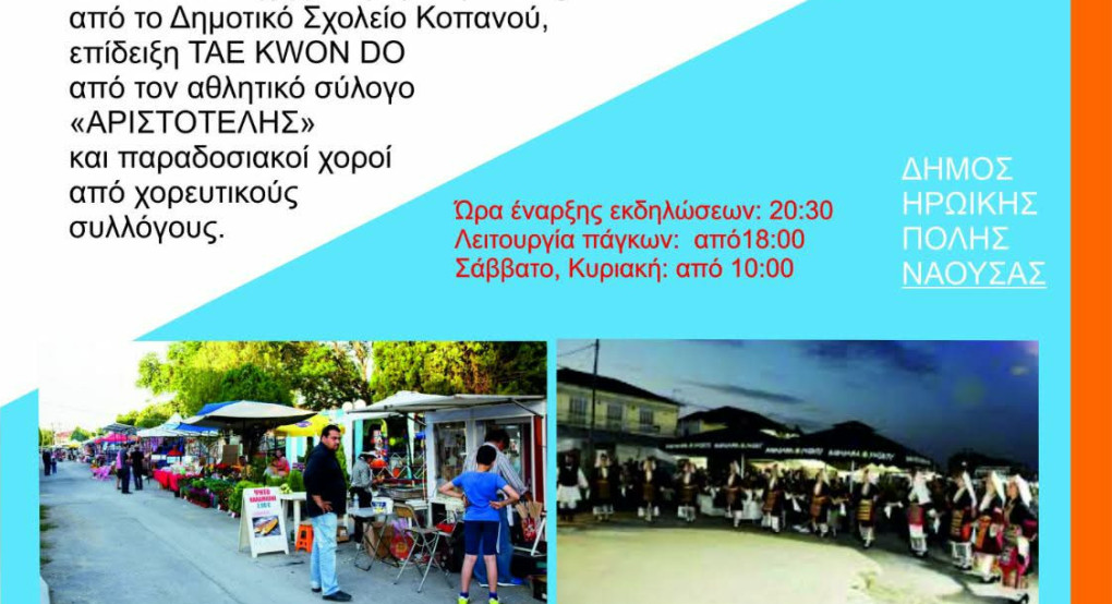 Ο Κοπανός στο επίκεντρο της τοπικής αγοράς και της παράδοσης με τη 12η Εμποροπανήγυρη