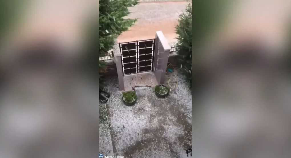 Σφοδρή κακοκαιρία σε Ιωάννινα και Καστοριά, με βροχή και χαλάζι