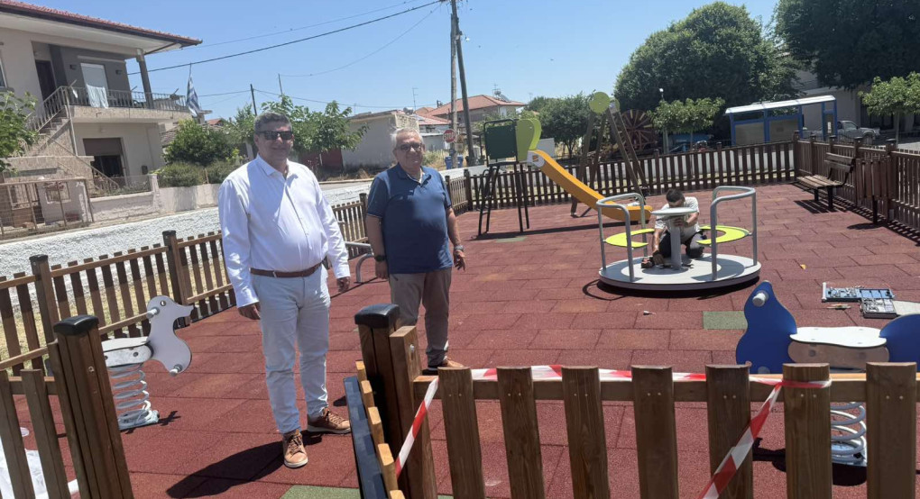 Νέα πιστοποιημένη παιδική χαρά στο Δαμιανό από τον Δήμο Πέλλας