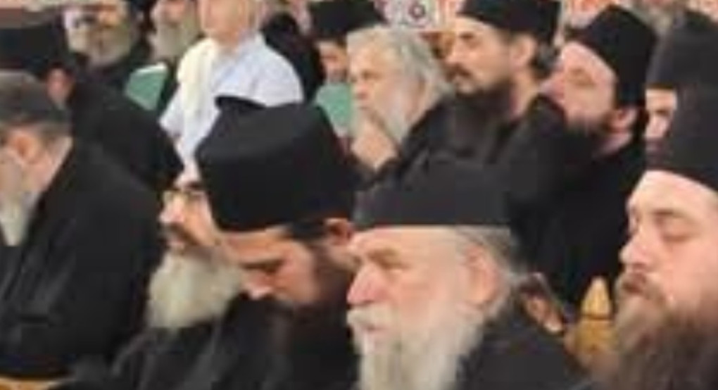 Ο μοναχός Πορφύριος της Ι.Μ. Αρχαγγέλου Μιχαήλ Αλμωπίας παρών στην ΙΓ΄ Μοναχική Σύναξη