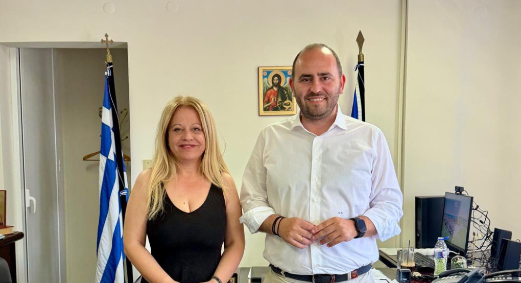 Συνάντηση Λάκη Βασιλειάδη με την Νέα Διοικήτρια του Γ.Ν. Γιαννιτσών