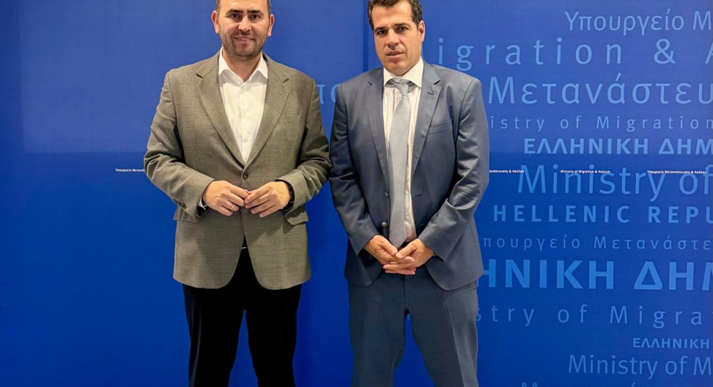 Συνάντηση Λάκη Βασιλειάδη με Υπουργό Μετανάστευσης και Ασύλου: «Να αφαιρέσουμε εμπόδια και να απλοποιήσουμε τις διαδικασίες μετάκλησης εργατών γης με τρίτες χώρες»