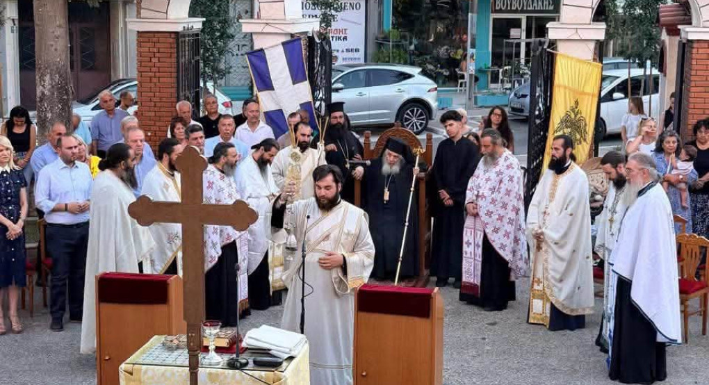Πανηγυρικός Εσπερινός στο Παρεκκλήσι του Αγίου Παϊσίου στον Ιερό Ναό Αγίου Γεωργίου Γιαννιτσών