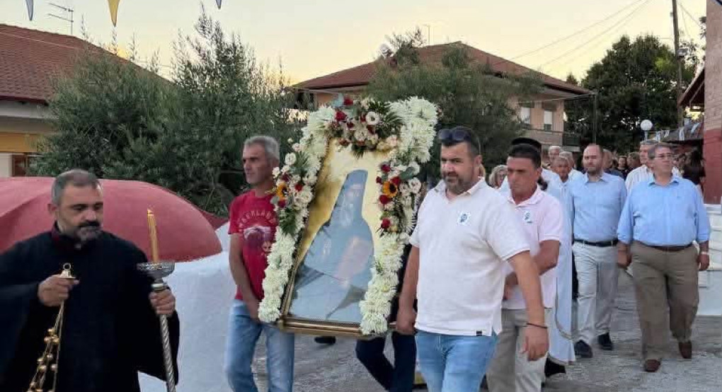 Μεγάλος Πανηγυρικός Εσπερινός στη Λεπτοκαρυά Γιαννιτσών