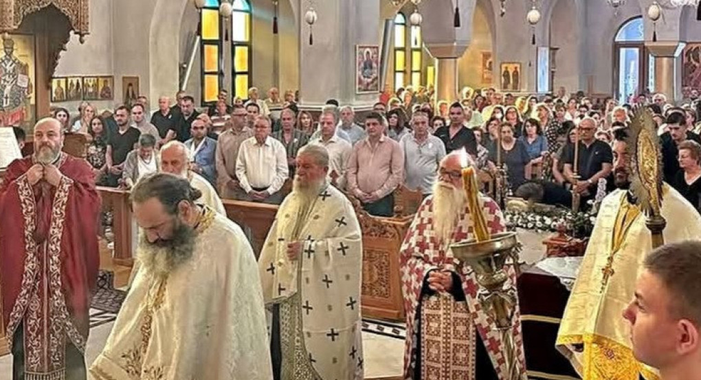 Με λαμπρότητα ο Πανηγυρικός Εσπερινός στον Ιερό Ναό Αγίας Παρασκευής Γιαννιτσών