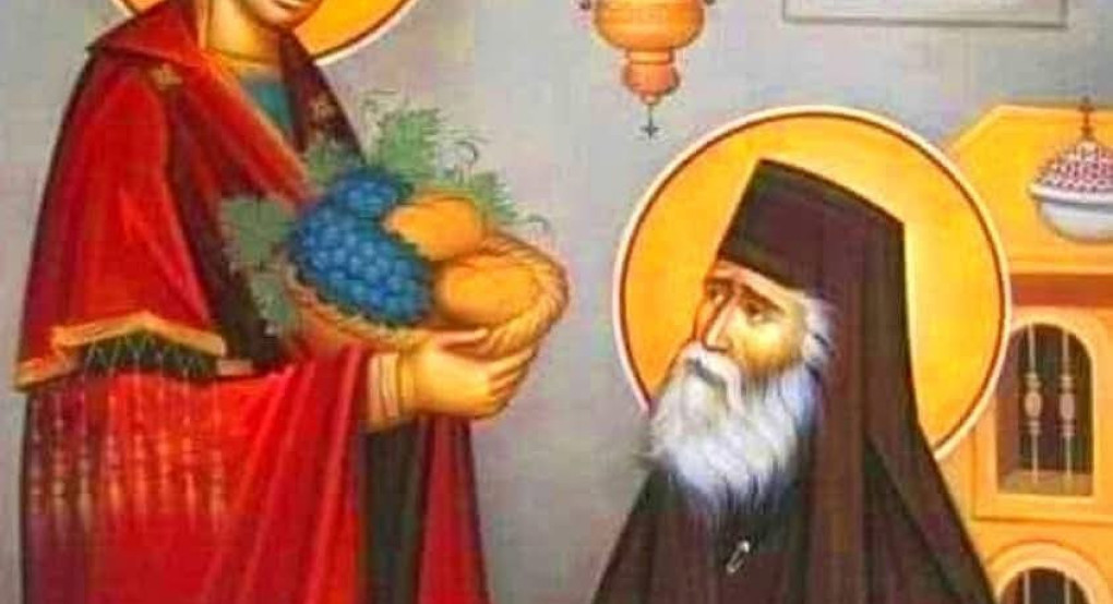 Η παράδοση για την επίσκεψη της Παναγίας στον Άγιο Παΐσιο κατά τη νηστεία του Δεκαπενταύγουστου