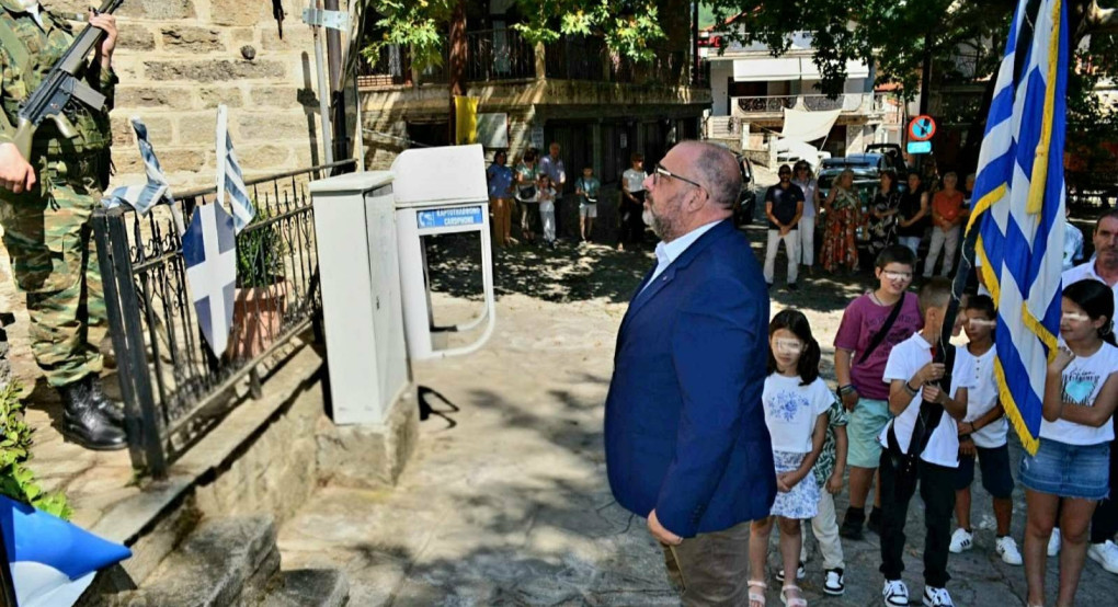 Ο Αντιδήμαρχος Θεμιστοκλής Κοσμίδης στις εκδηλώσεις για την 83η επέτειο  από το Ολοκαύτωμα του Λεχόβου