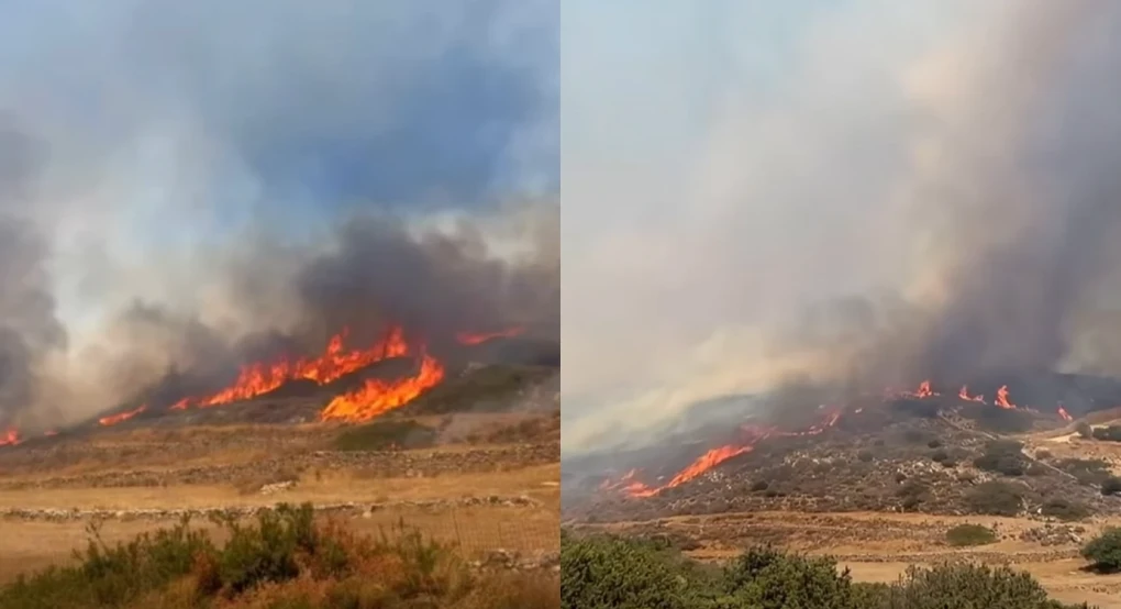 Συνεχίζεται η μάχη με τις φλόγες σε Ρέθυμνο, Πάρο και Άνδρο - 50 άτομα απεγκλωβίστηκαν διά θαλάσσης από την Πρέβελη