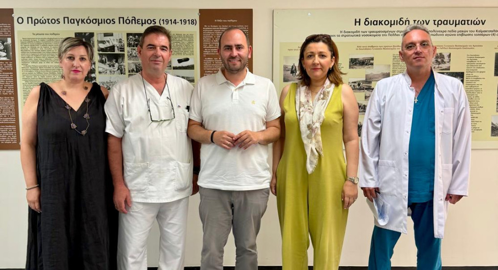 Συνάντηση Λάκη Βασιλειάδη με τη νέα διοίκηση του Σωματείου Εργαζομένων στο  Νοσοκομείο Γιαννιτσών