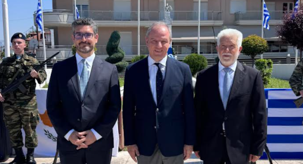 Στις εκδηλώσεις μνήμης του Δήμου Σκύδρας για την 52η επέτειο της Κυπριακής τραγωδίας του 1974 ο Διονύσης Σταμενίτης