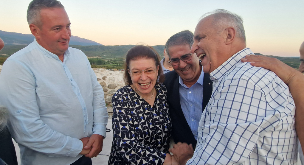 Παρών στα εγκαίνια του Κάστρου της Χρυσής ο Δημήτρης Γιάννου – Θερμή συνομιλία με τη Λίνα Μενδώνη