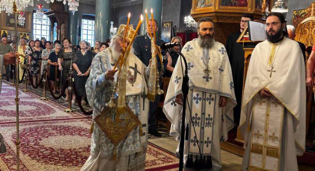 Με λαμπρότητα ο Δεκαπενταύγουστος στη Μητρόπολη Γιαννιτσών – Παρουσία του Μητροπολίτη Ιωήλ και του Διονύση Σταμενίτη
