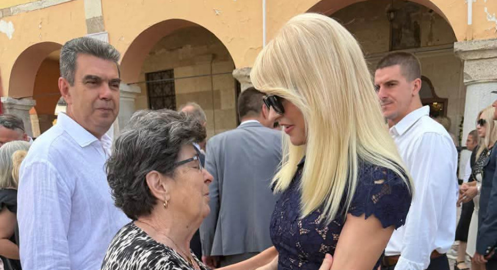 Παρούσα στους εορτασμούς της Παναγίας η Θεοδώρα Τζάκρη