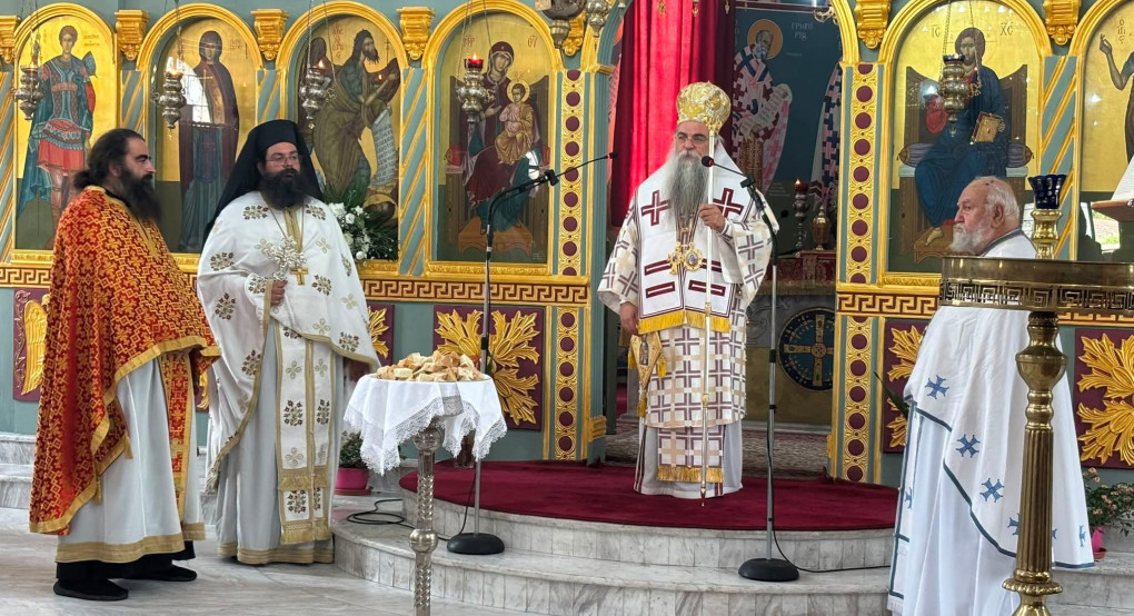 Ιορδάνης Τζαμτζής: Στην Αρχιερατική Θεία Λειτουργία για τον Άγιο Ιωάννη τον Πρόδρομο στο Παλαίφυτο