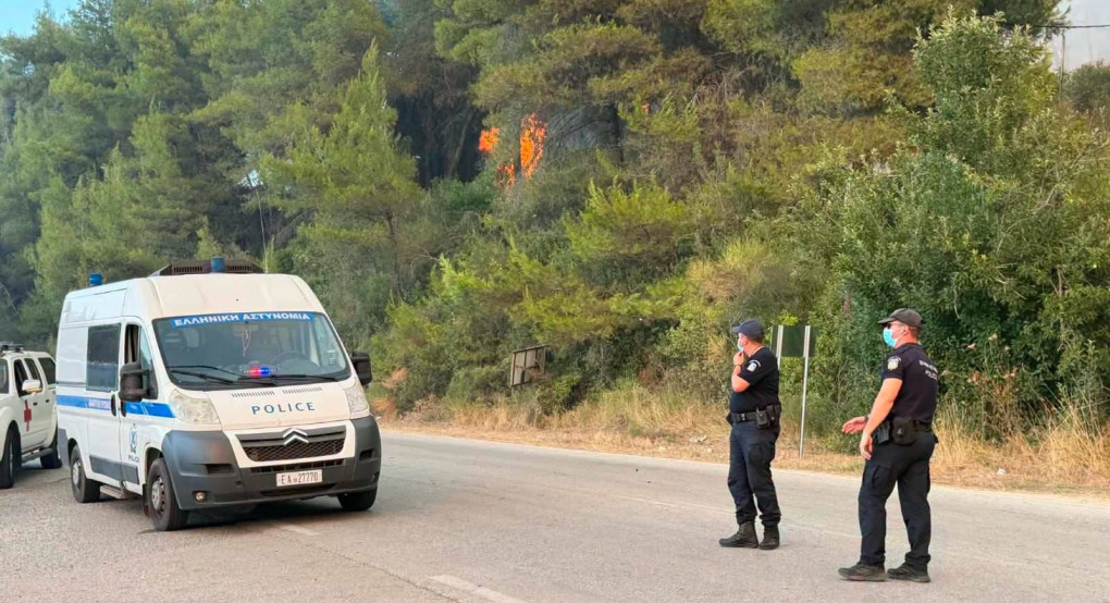 Ανάρτηση σχετικά με τη συνδρομή της Ελληνικής Αστυνομίας για την ασφαλή απομάκρυνση των πολιτών και την ασφαλή διεξαγωγή της κυκλοφορίας