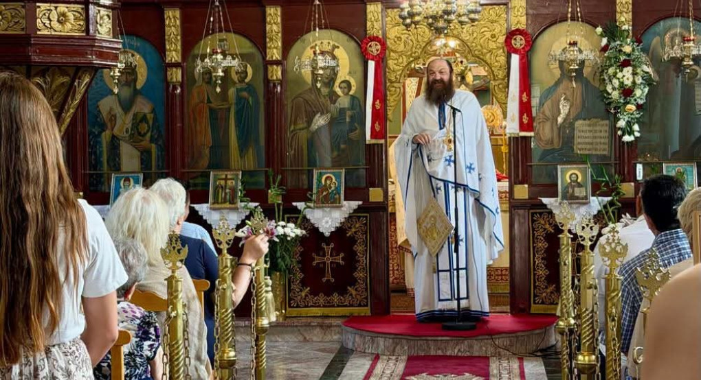 Με λαμπρότητα πανηγύρισε το Εκκλησιοχώρι Έδεσσας – Θεία Λειτουργία με τον Πρωτοσύγκελλο π. Μάξιμο Χατζή