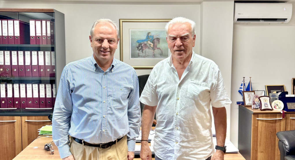 Συνάντηση Διονύση Σταμενίτη με τον Πρόεδρο του Επιμελητηρίου Πέλλας