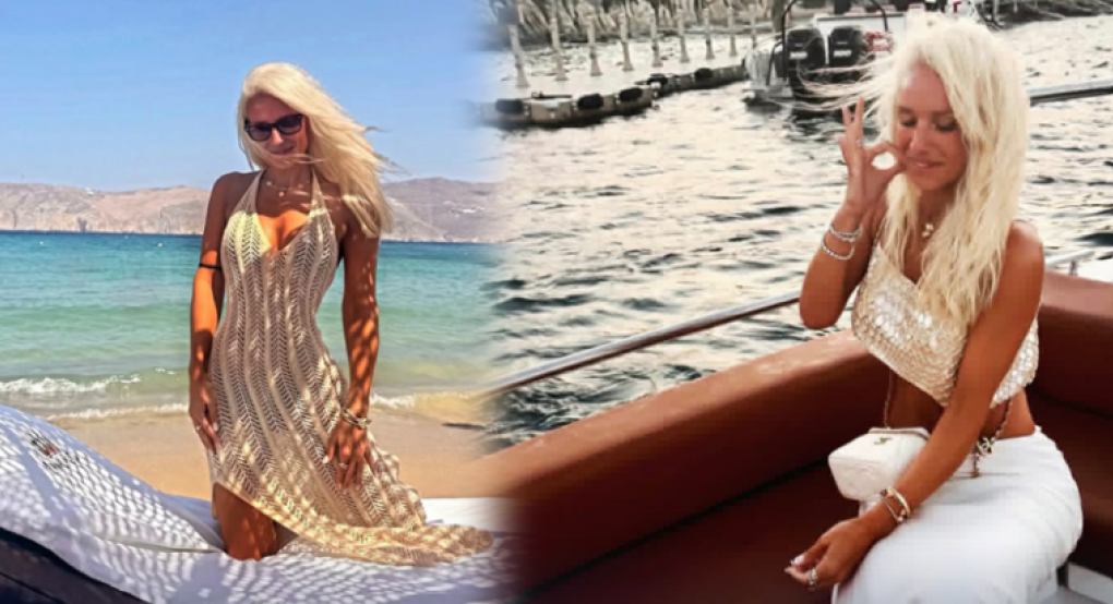 Η εντυπωσιακή Κατερίνα Παναγοπούλου άφησε τους πάντες με το στόμα ανοιχτό στη Μύκονο