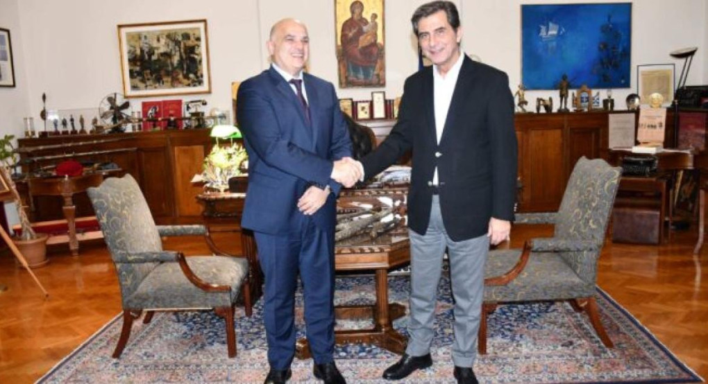 Συνάντηση Εργασίας του ΥΜΑΘ με τον πρόεδρο της ΔΕΘ Helexpo