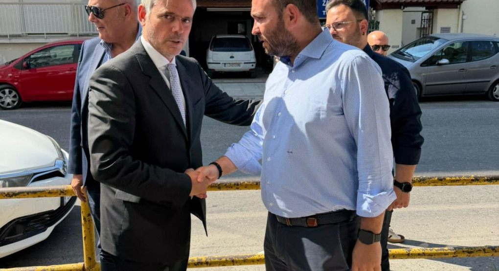 Ο Λάκης Βασιλειάδης κατά την επίσκεψη Υφυπουργού Εργασίας στην Πέλλα σε κλιμάκιο με τη ΔΕΕΠ Πέλλας: Eπαναφορά του Τμήματος της Επιθεώρησης Ασφάλειας και Υγείας στην εργασία με έδρα την Έδεσσα
