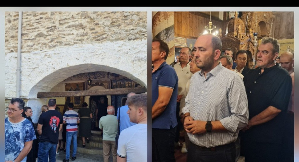 Στην Ιερά Μονή Αρχαγγέλου Μιχαήλ Αλμωπίας ο Λάκης Βασιλειάδης – Παρών στον εορτασμό του εν Χώναις Θαύματος