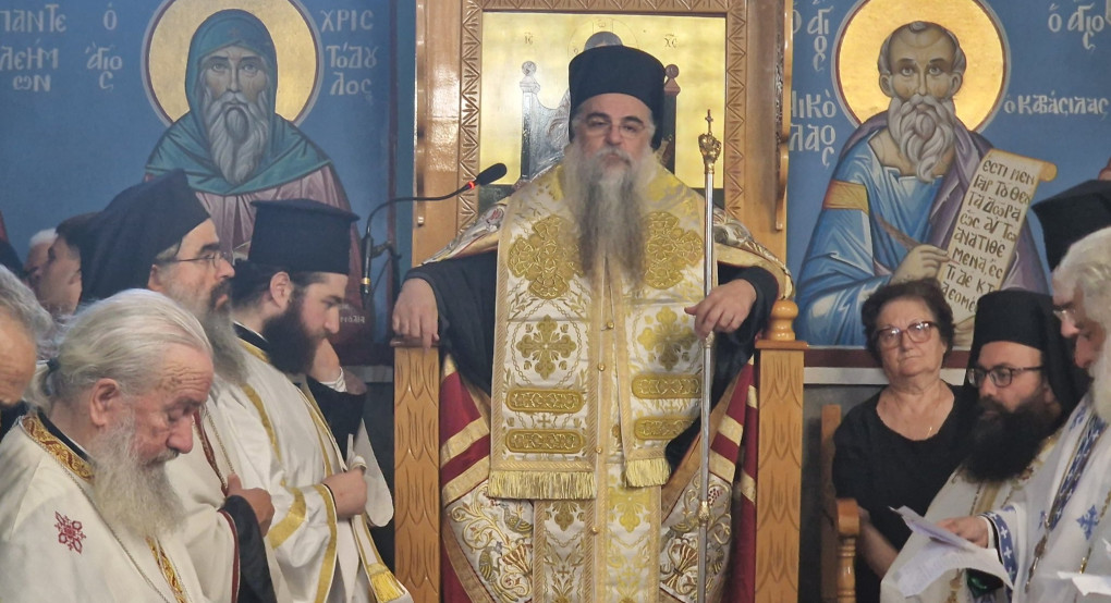 Επίσκοπος Αλμωπίας Στέφανος: «Η Παναγία γίνεται η αρχή της Θείας Οικονομίας και της σωτηρίας του ανθρώπου»