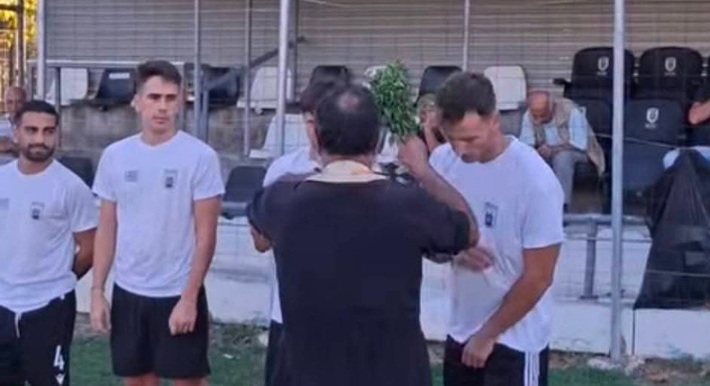 Αγιασμός στον ΠΑΟΚ Δυτικού