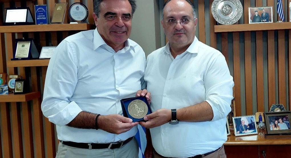 Επίσκεψη Υπουργού Αγροτικής Ανάπτυξης και Τροφίμων Μαργαρίτη Σχοινά στον Δήμαρχο Κιλκίς