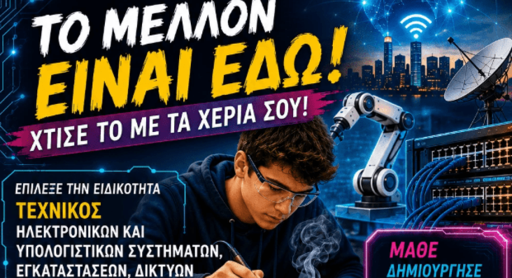 1ο ΕΠΑΛ Έδεσσας - Καινούργια Ειδικότητα