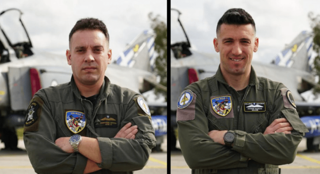 Πτώση Phantom στην Τανάγρα: Αύριο σε Γιάννενα και Πύργο οι κηδείες των δύο Ικάρων