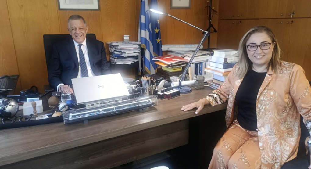 Ημαθία: Τον Ταχιάο συνάντησε η Στέλλα Αραμπατζή