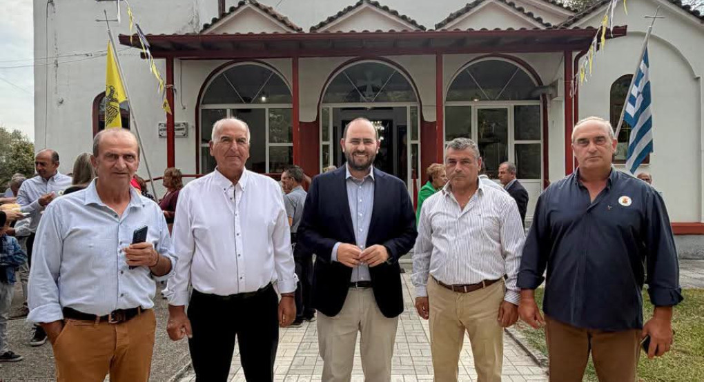 Λάκης Βασιλειάδης από τον Μεγαπλάτανο: Τίμησε τη μνήμη του Αγίου Ευσταθίου
