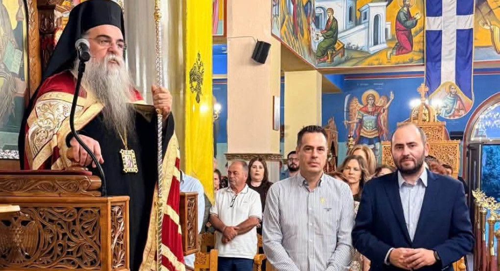 Λάκης Βασιλειάδης: Στον πανηγυρικό Εσπερινό του Αγίου Φωκά στον Άσπρο Σκύδρας
