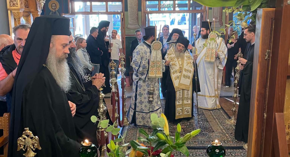 Έδεσσα: Με λαμπρότητα η υποδοχή της Τιμίας Κάρας του Αγίου Δαβίδ Ευβοίας – Πανήγυρις της Παναγίας Παντάνασσας