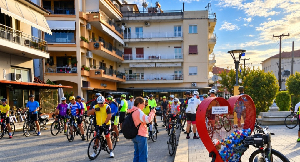 Αριδαία: Πραγματοποιήθηκε σήμερα το πρωί το 1ο Mini Brevet «Tour de Almopia»
