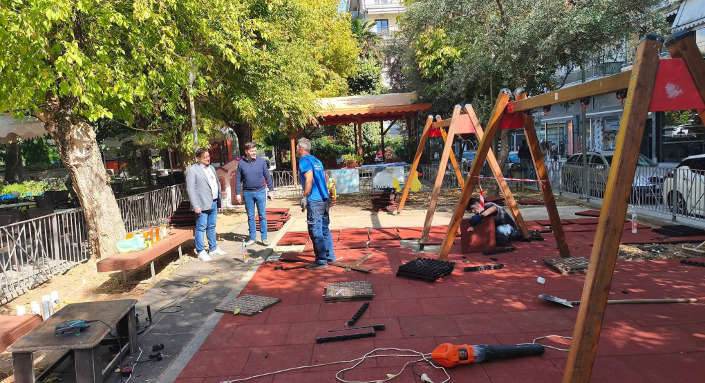 Δήμος Έδεσσας: Συνεχίζεται η αναβάθμιση των παιδικών χαρών – Νέες παρεμβάσεις προαναγγέλλει ο Γιάννης Τσεπκεντζής