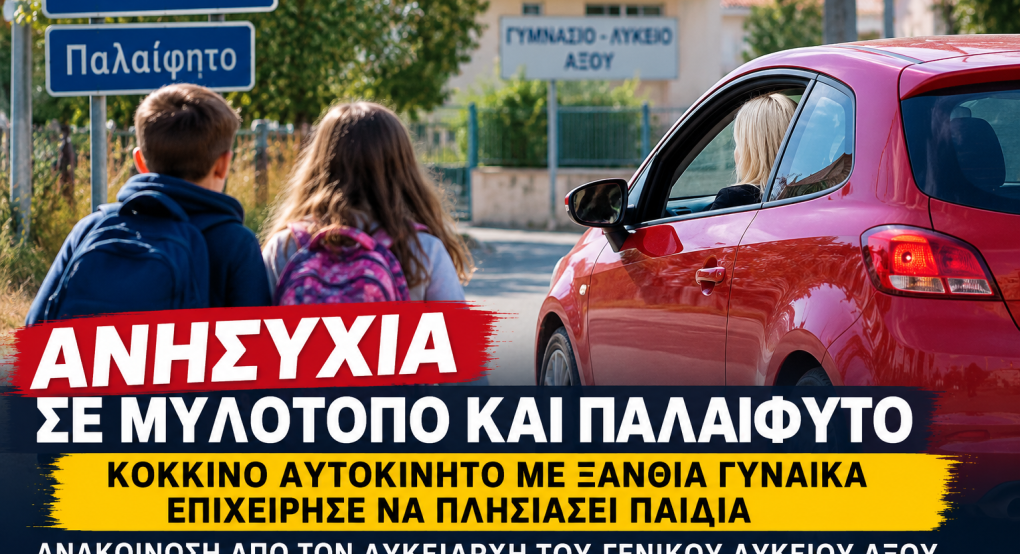 Ανησυχία σε Μυλότοπο και Παλαίφυτο – Αναφορές για ύποπτο όχημα κοντά σε παιδιά