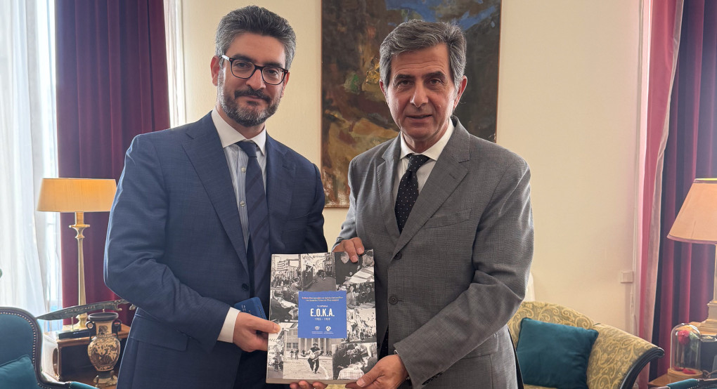 Με τον Γενικό Πρόξενο της Κυπριακής Δημοκρατίας Κωνσταντίνο Πολυκάρπου συναντήθηκε ο Υφυπουργός Εσωτερικών Μακεδονίας- Θράκης Κωνσταντίνος Π. Γκιουλέκας