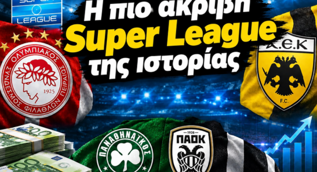 H πιο ακριβή Super League της ιστορίας: Ο Ολυμπιακός +100 εκατ. από την ΑΕΚ! - Πού βρίσκονται Παναθηναϊκός, ΠΑΟΚ