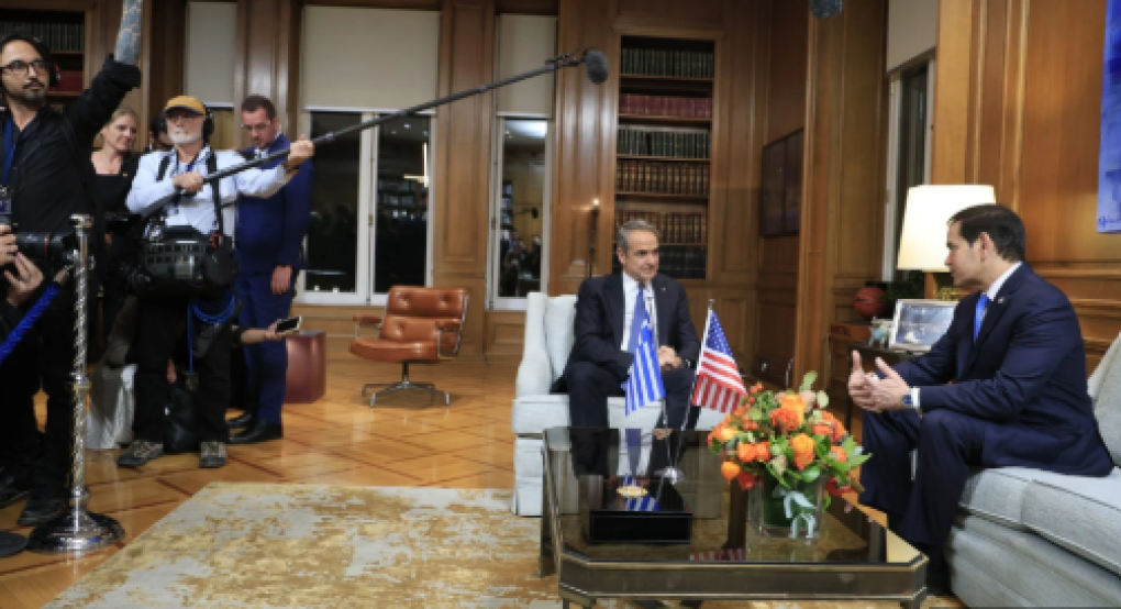 Ρούμπιο στη συνάντηση με Μητσοτάκη στο Μαξίμου: Πυλώνας σταθερότητας η Ελλάδα σε μια ασταθή περιοχή