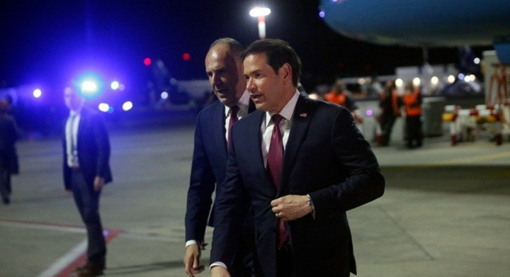 Στην Αθήνα ο υπουργός Εξωτερικών των ΗΠΑ Μάρκο Ρούμπιο για τον 6ο Γύρο του Στρατηγικού Διαλόγου των δύο χωρών