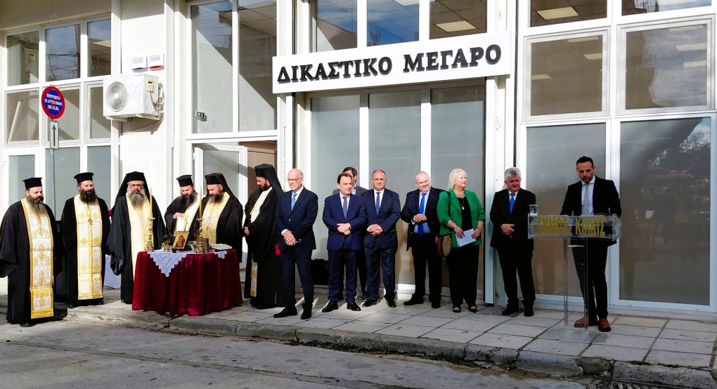 Στον αγιασμό του μεταστεγαζόμενου κτηρίου δικαστικών υπηρεσιών ο Δήμαρχος Κιλκίς
