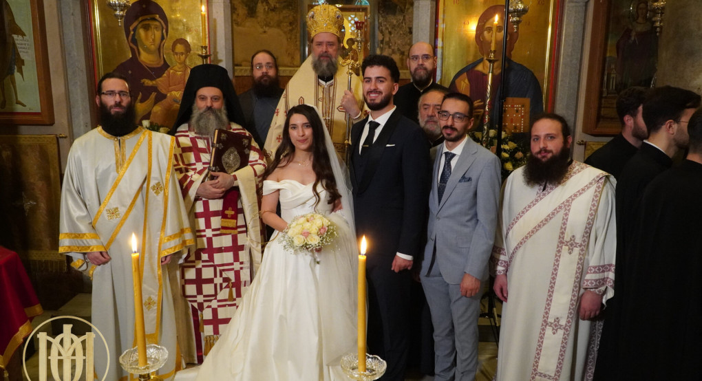 Θεσσαλονίκη: Αρχιερατική Θεία Λειτουργία και τέλεση γάμου από τον Μητροπολίτη Φιλόθεο στον Ιερό Ναό Αγίας Αικατερίνης