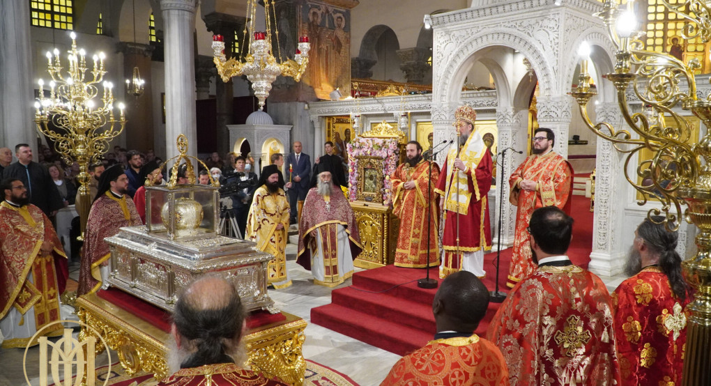 Αρχιερατική Θεία Λειτουργία και Εγκαίνια του Κειμηλιαρχείου στον Ιερό Ναό Αγίου Δημητρίου Θεσσαλονίκης