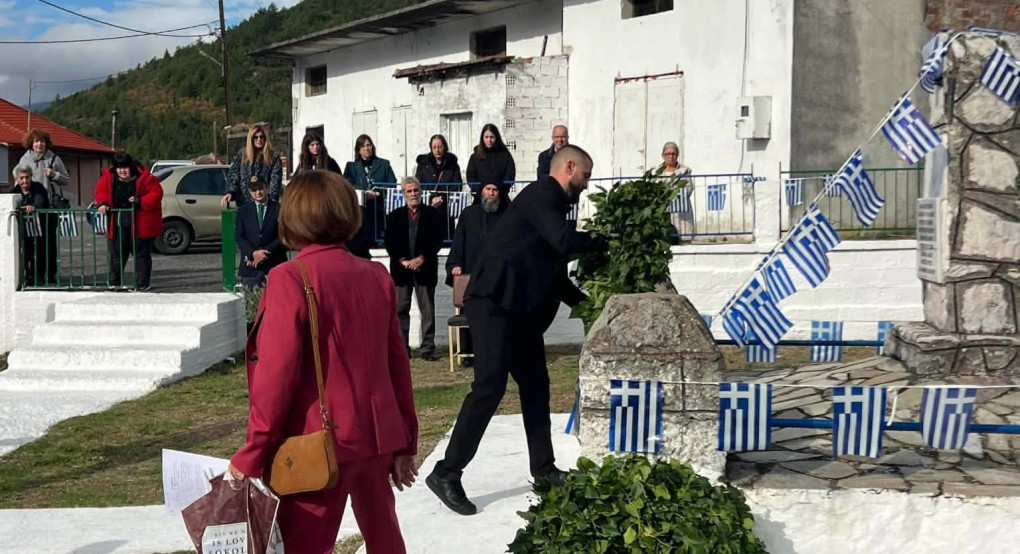 Με εθνική υπερηφάνεια γιορτάστηκε η 28η Οκτωβρίου στη Θηριόπετρα Αλμωπίας – Το μήνυμα του Βαγγέλη Ουργαντζόγλου