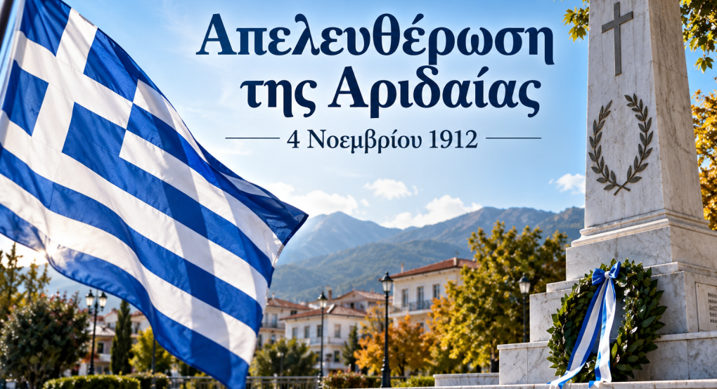 Αριδαία: Με λαμπρότητα ο εορτασμός της 114ης επετείου απελευθέρωσης – Το πρόγραμμα των εκδηλώσεων