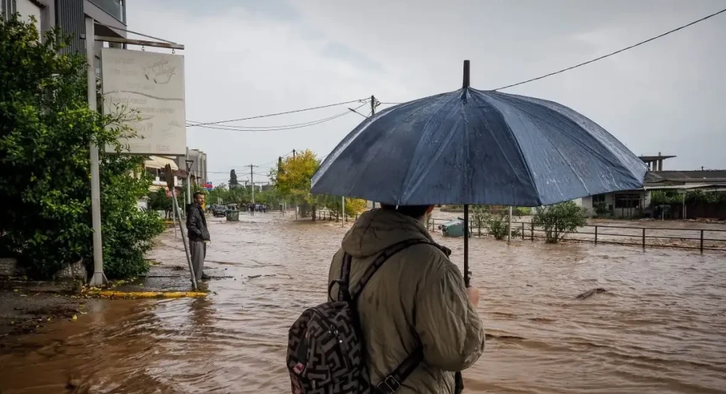 Κακοκαιρία – Εύβοια: Έπεσαν πάνω από 400 χιλιοστά βροχής, σχεδόν τετραπλάσιο νερό από τον μέσο όρο του Οκτωβρίου
