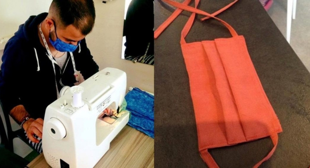 Ο πρόσφυγας που ράβει μάσκες πριν την απέλαση του