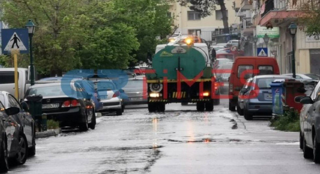 Απολύμανση στη γειτονιά του 35χρονου στη Νεάπολη