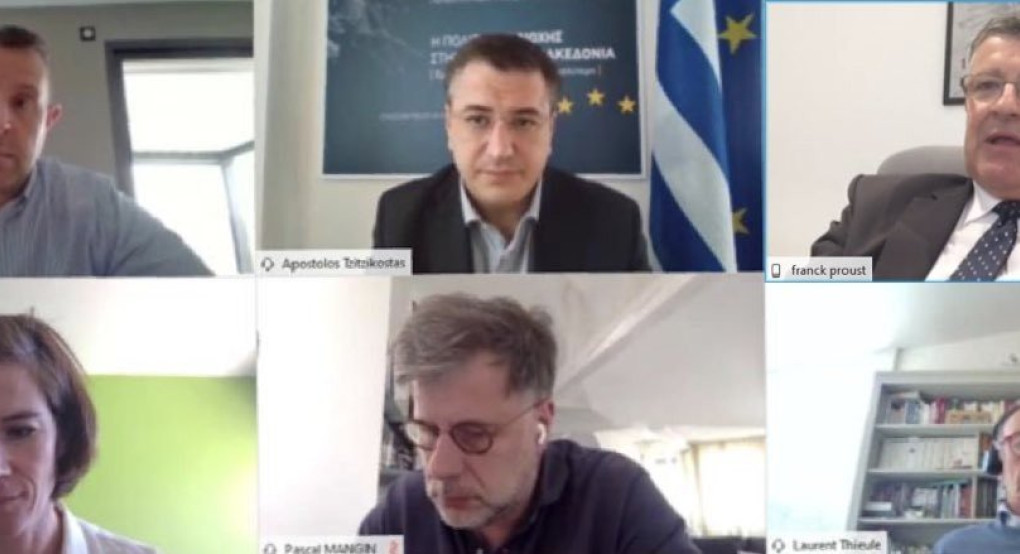 Απόστολος Τζιτζικώστας: Τηλεδιάσκεψη με Δήμους της Περιφέρειας της Γαλλίας 